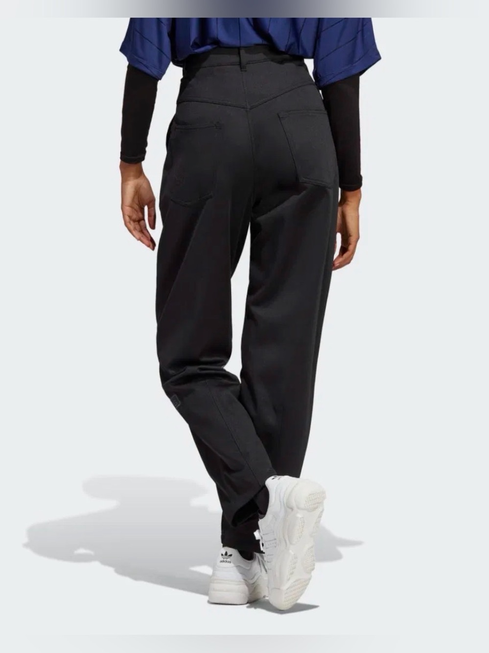 Adidas Originals Blue Version Adibreak Snap Track Pants NWT Black Sz 2 - Picture 4 of 10